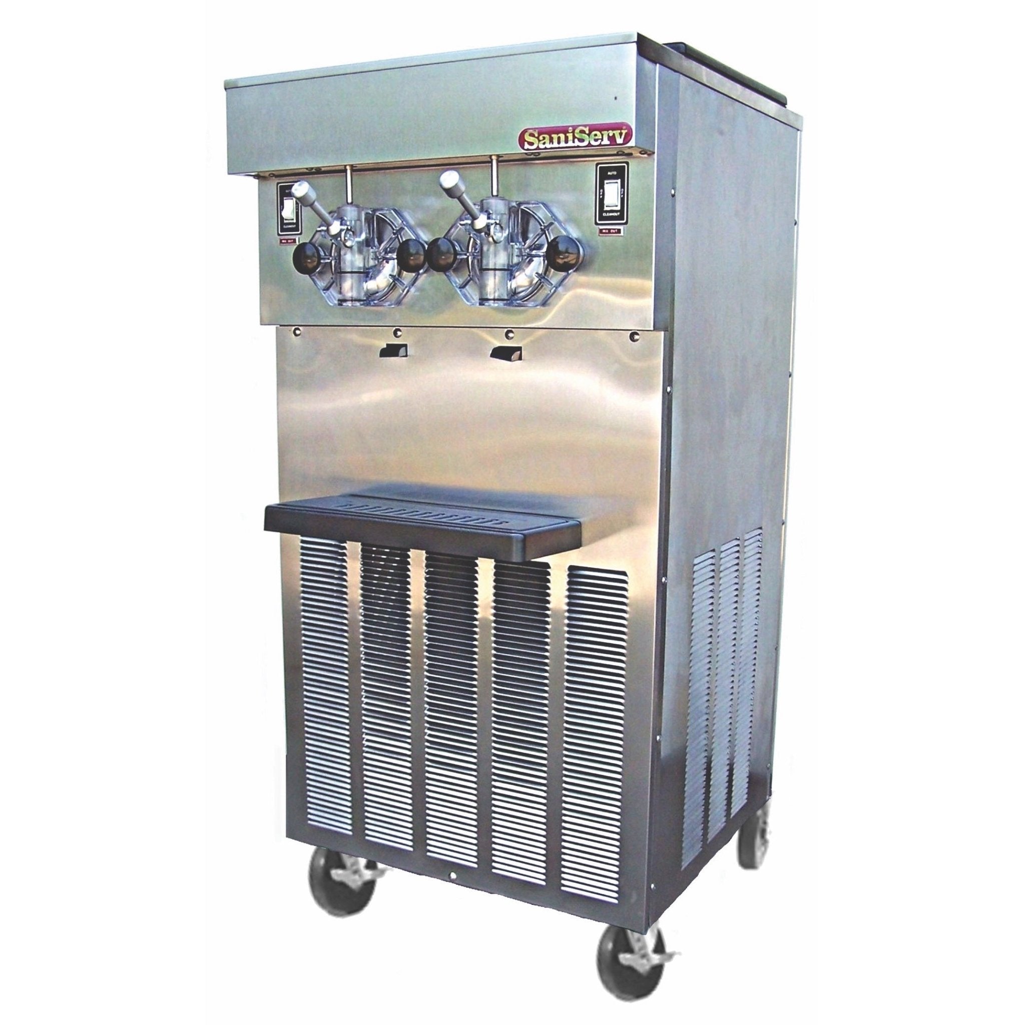 SaniServ Model 824 Floor Model Combination Soft Serve Ice Cream / Yogurt and Shake Machine