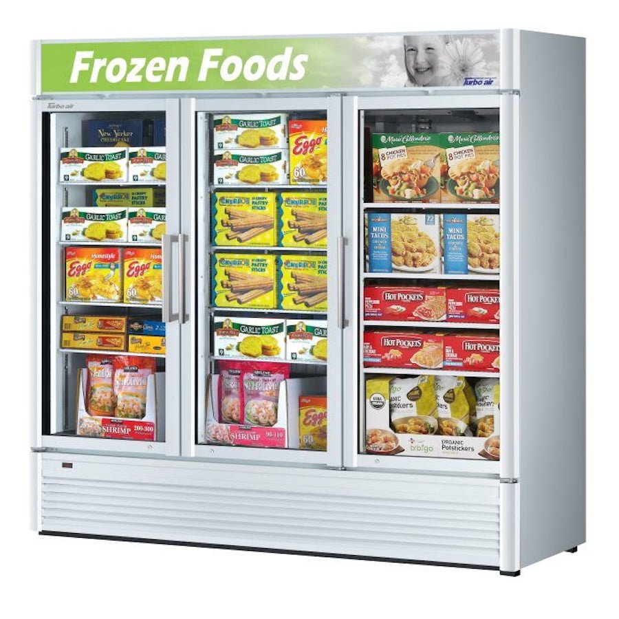 Turbo Air TGF - 72SD - N Super Deluxe Glass Door Display Freezer