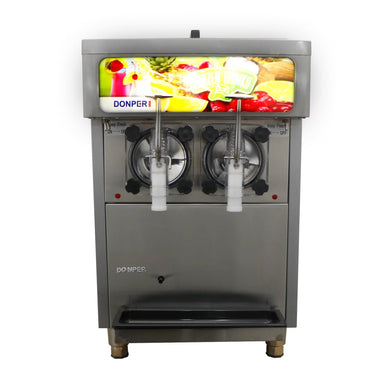Donper USA XF248 Double 11 Qt. Hopper Commercial High Volume Frozen Beverage Machine