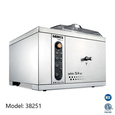 Nemox Gelato 5K Crea Countertop Ice Cream Batch Freezer