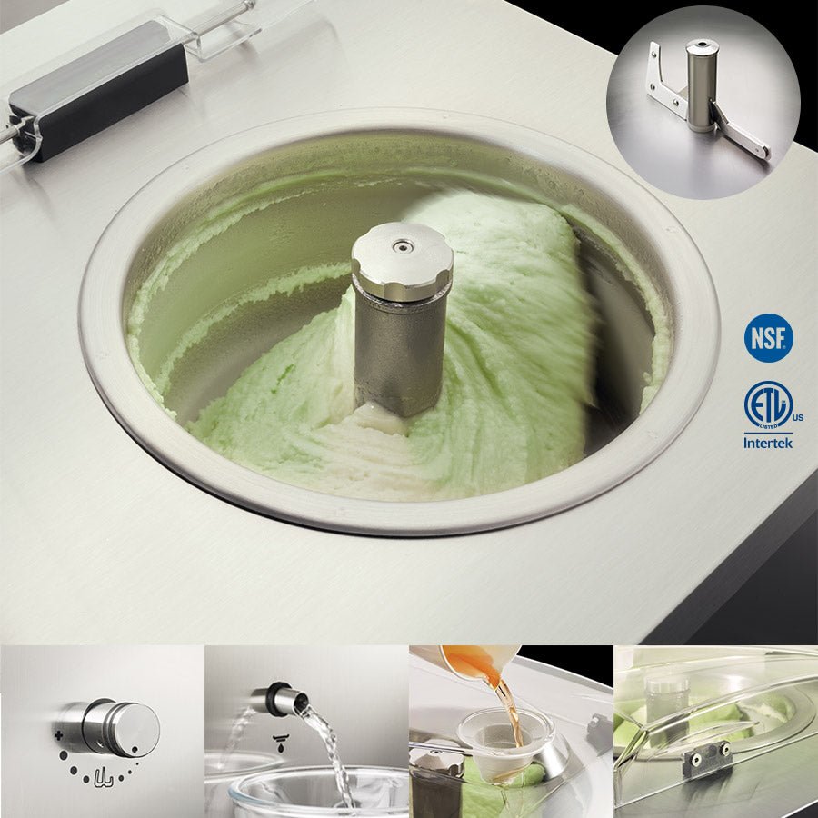 Nemox Gelato 6K Crea Countertop Ice Cream Batch Freezer