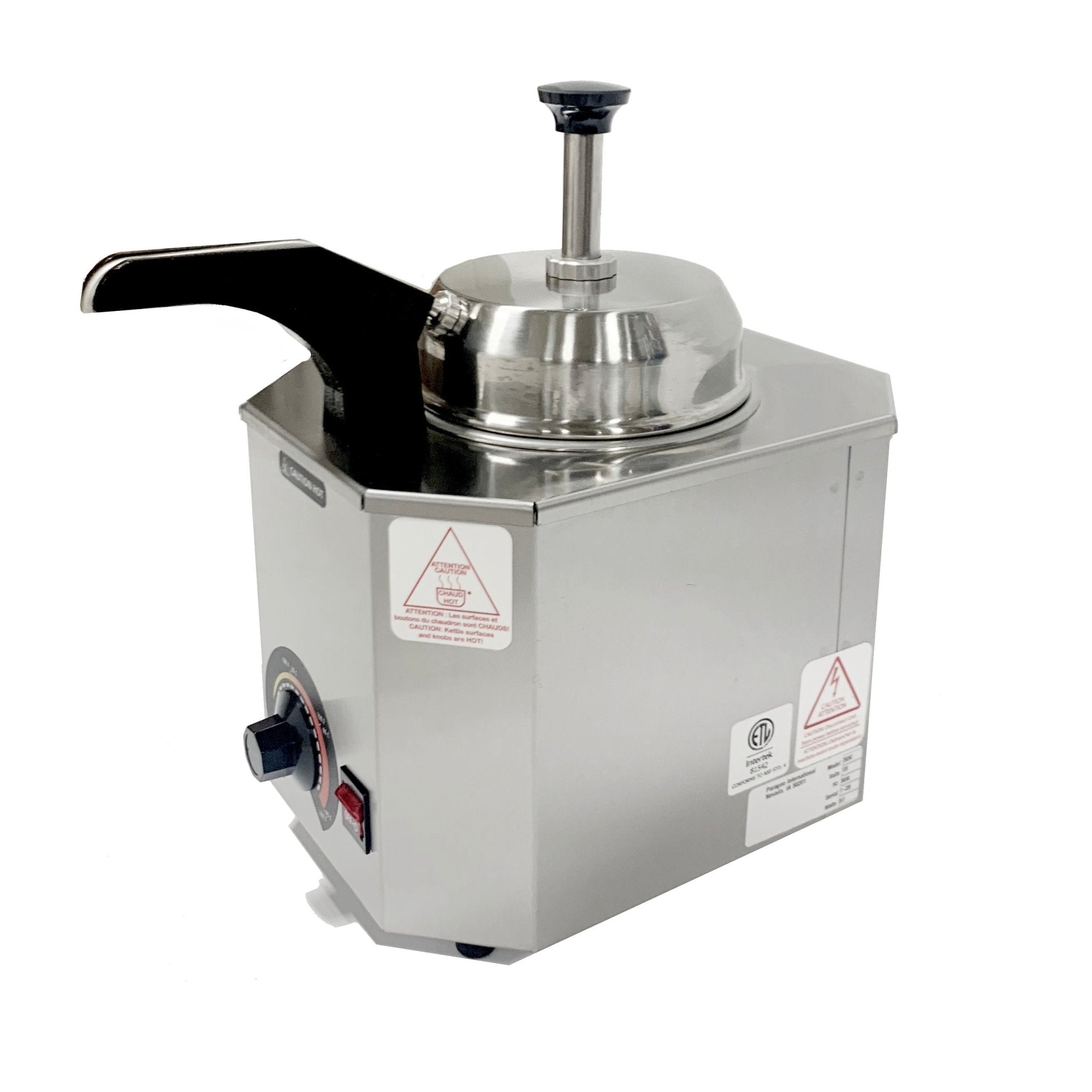 Paragon Model 2028C Pro Deluxe Warmer With Frontside Heated Pump