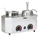 Paragon Model 2029E Pro Deluxe Dual Warmer With Ladle and Pump