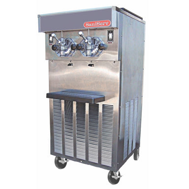 SaniServ Model 424 Floor Model Twin Soft Serve Ice Cream / Yogurt Machine